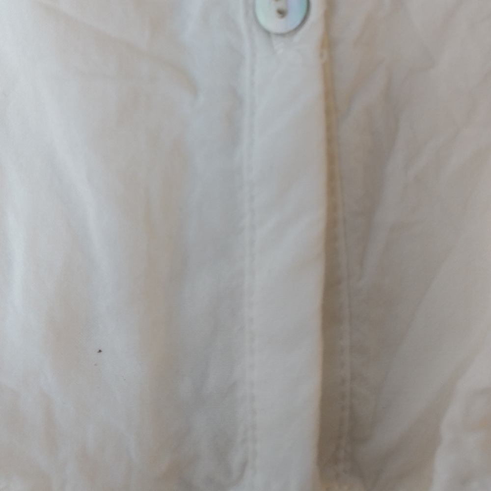 Anthro Tiny Button Down Embroidered Top Size M - image 8